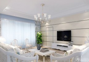 国外经典简欧风格小户型客厅设计案例