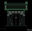 復(fù)古中式風(fēng)格中式大門cad圖庫設(shè)計效果圖