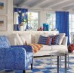 家庭室内装修样板房地中海风格窗帘设计图 