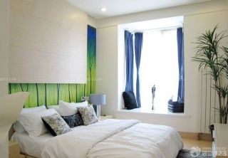 小型卧室装修地中海风格窗帘装修案例 