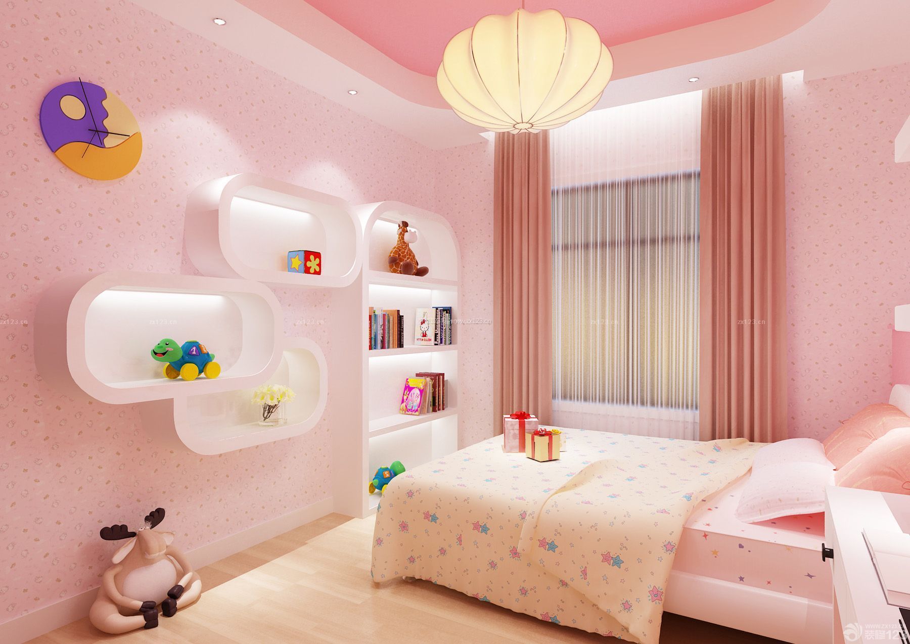 可爱儿童房间室内装饰设计效果图