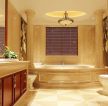 豪华欧式风格砖砌浴缸装修实景图欣赏