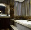 古典风格浴室窗帘图片