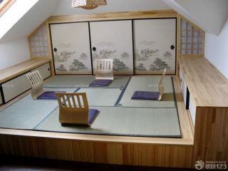 最新日式家居阁楼装修样板间