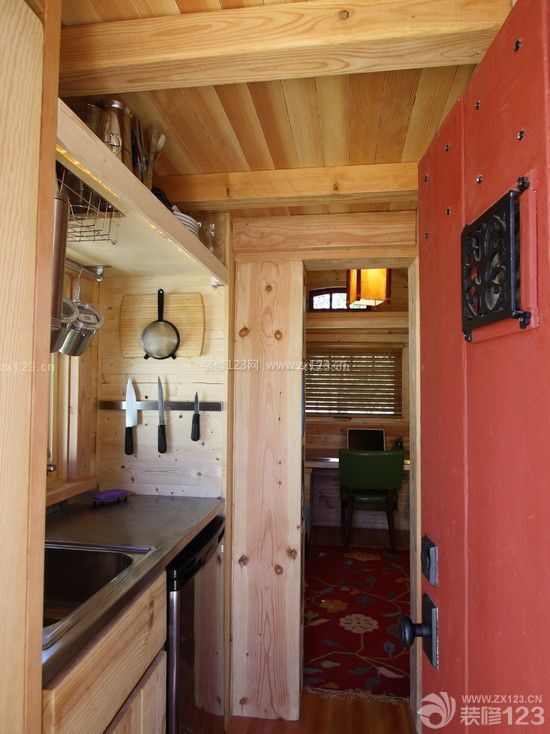 美式乡村60平米小户型厨房家装样板房