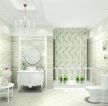 卫生间浴室暗花瓷砖装修案例
