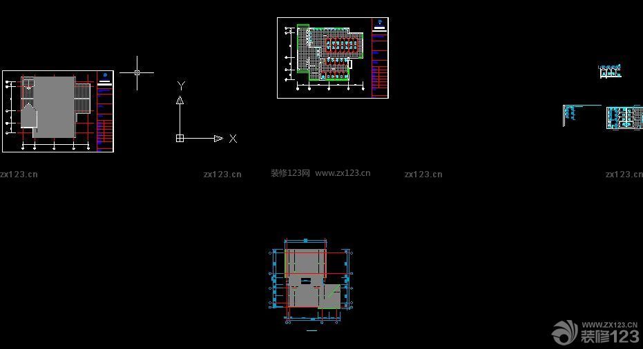 公共衛(wèi)生間分部平面圖