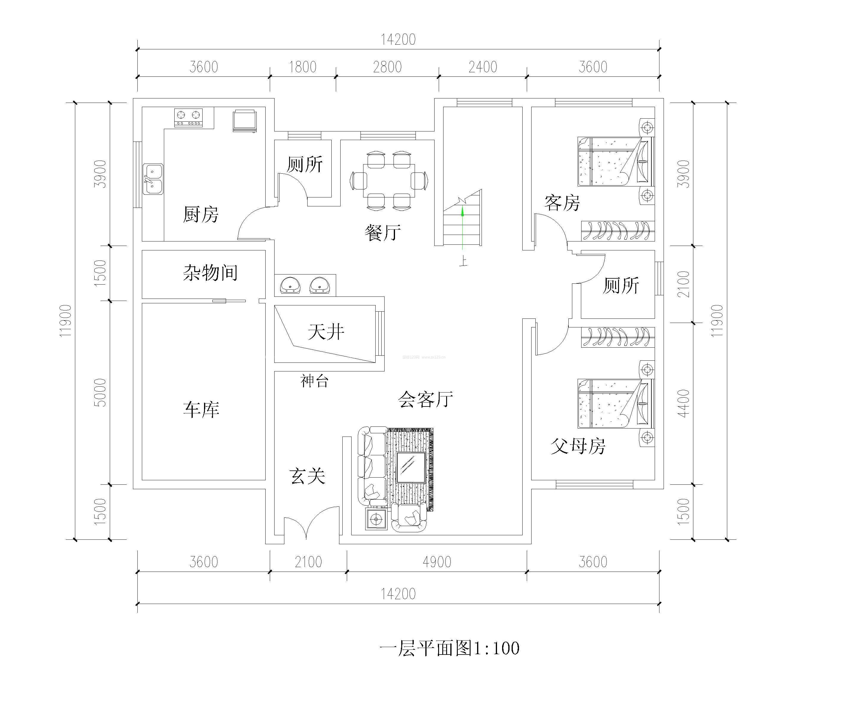 220平米小型別墅設(shè)計圖紙及效果圖大全