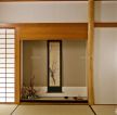 日式小房间榻榻米黄色门框装修设计案例2023