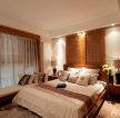  现代日式三室一厅卧室窗帘装修设计图欣赏