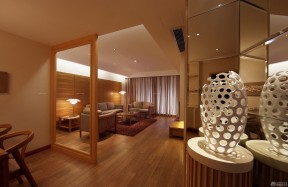 橡木地板 餐廳客廳隔斷