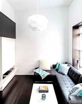 25平米小户型公寓装修 转角沙发