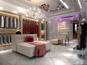 小面積服裝店 歐式吊燈