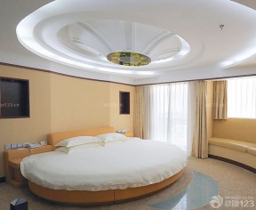 小型宾馆装修设计 圆形床