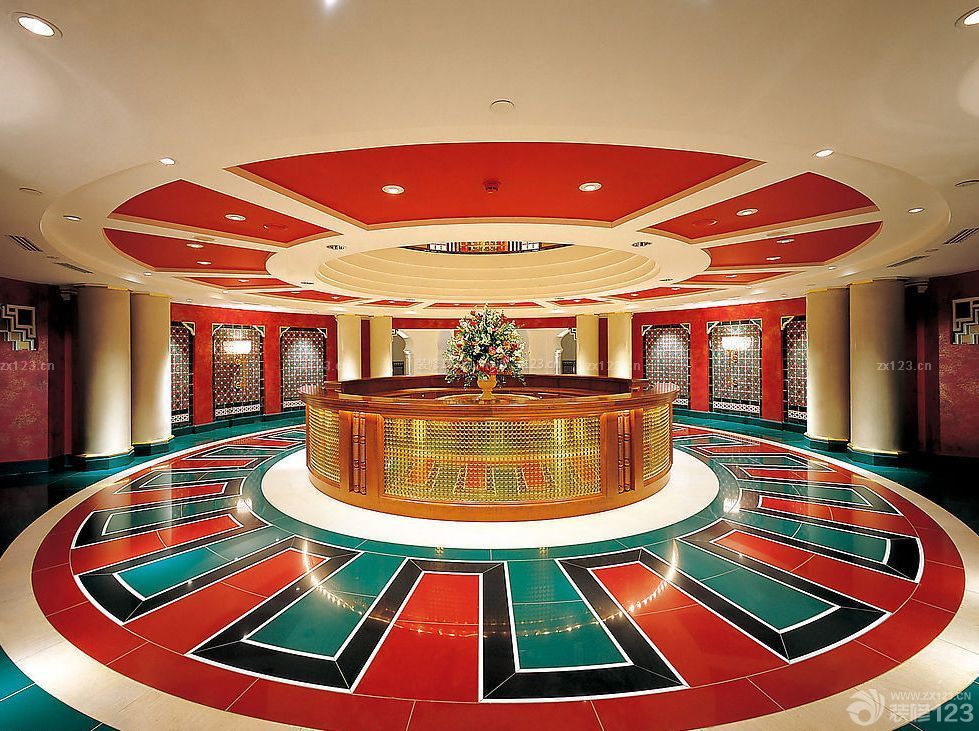 国外迪拜七星级酒店大厅设计效果图
