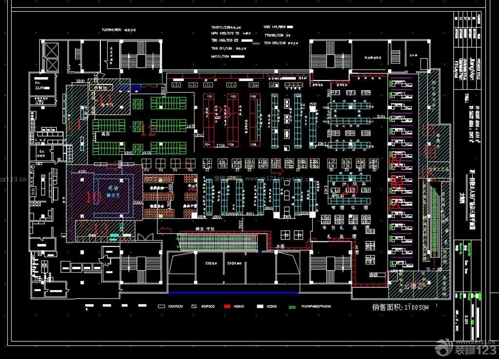 超市整體設(shè)計(jì)平面圖