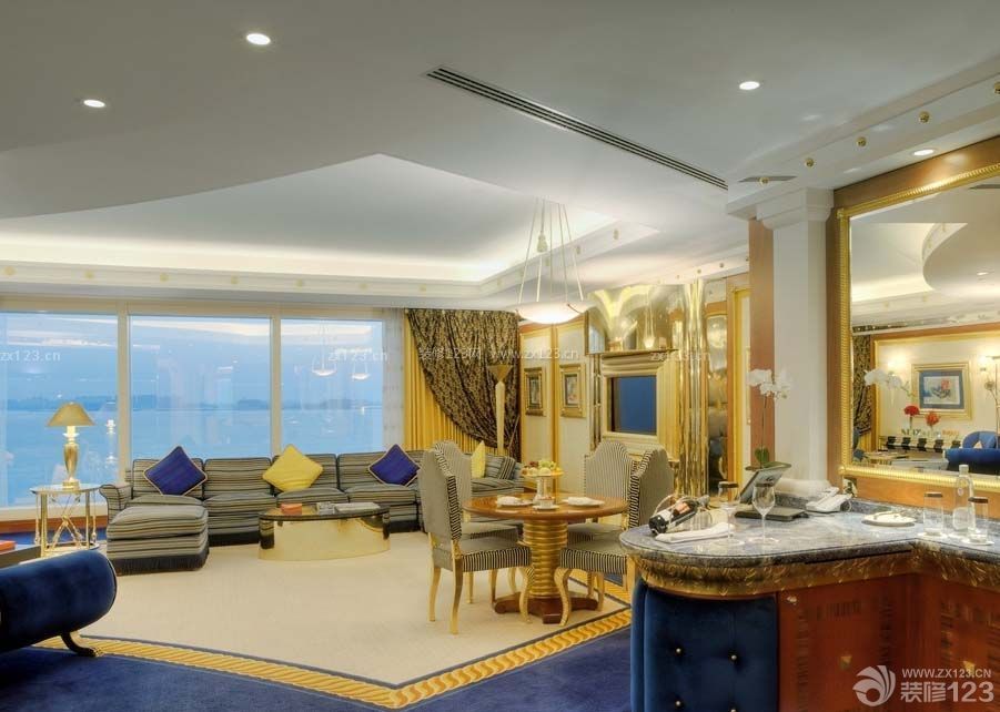 最美迪拜七星级酒店套房设计图片大全