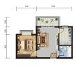 30平米小户型平面图单身公寓设计效果图