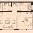 经典一居室30平米小户型平面图 