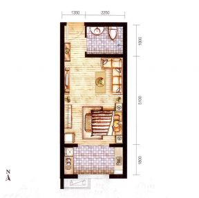 30平米小戶型平面圖長方形小戶型設(shè)計