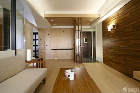 传统日本超小户型装修棕色墙面设计