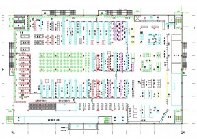 地下超市設計平面圖