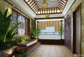 入戶花園裝修樣板房  180平米