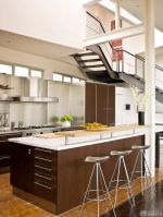 家装140平米复式楼开放式厨房设计
