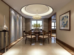 現(xiàn)代中式別墅 時(shí)尚餐廳