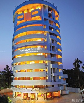 迪拜七星级酒店外观设计效果图片
