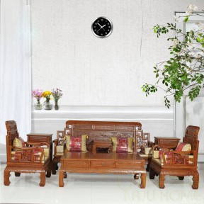 中式红木家具沙发坐垫效果图
