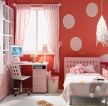 最新女生卧室粉色窗帘设计图片