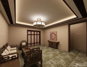 中式古典家具 休閑區(qū)布置