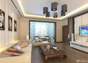中式客厅窗帘 家装客厅设计