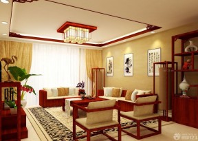 中式客厅窗帘 新中式客厅