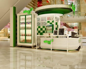 奶茶店裝修效果圖大全 小型奶茶店