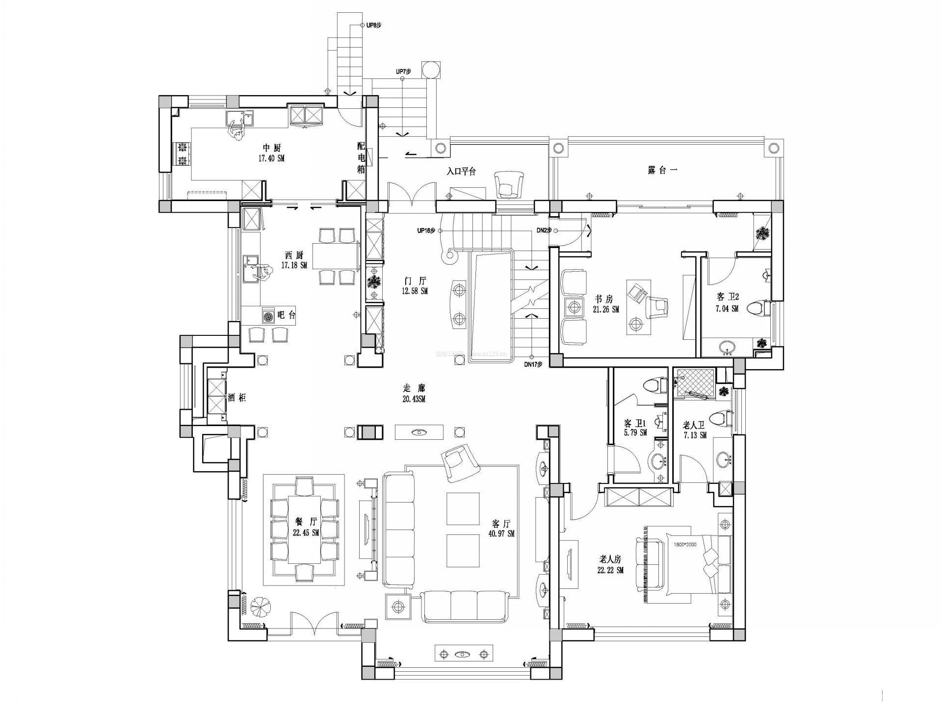 120平米房子設(shè)計平面圖