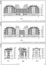 辦公大樓建筑立面圖