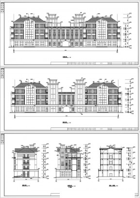 办公大楼建筑立面图