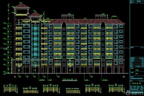 政府辦公樓建筑立面圖