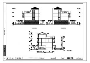 自建别墅建筑立面图欣赏