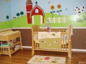 幼儿园墙体彩绘 寝室设计