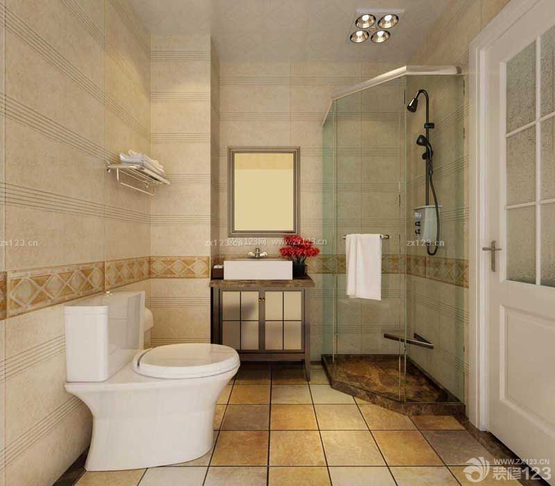 卫生间浴室玻璃淋浴间装修案例