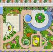 小公园花坛平面图设计