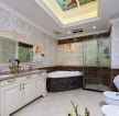 欧式卫生间浴缸马赛克瓷砖设计图