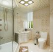 欧式卫生间花纹瓷砖设计图