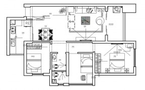 81平米房屋户型图设计