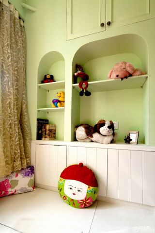 欧式儿童房储物柜装修设计图片