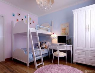 欧式儿童房双层儿童床设计图欣赏