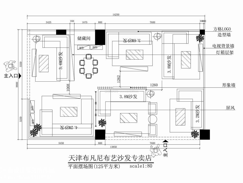 2023家居商場平面圖設(shè)計